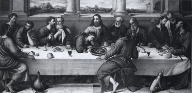 Annan — Pitati Bonifacio de' (Bonifacio Veronese) - bottega - sec. XVI - Ultima Cena — insieme